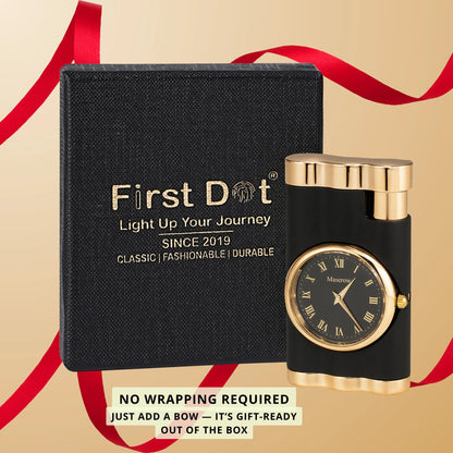 Vintoro Luxury Dual-Use Classic Watch Lighter for Men - Black