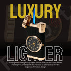 Vintoro Luxury Dual-Use Classic Watch Lighter for Men - Black