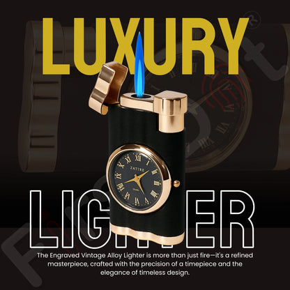 Vintoro Luxury Dual-Use Classic Watch Lighter for Men - Black