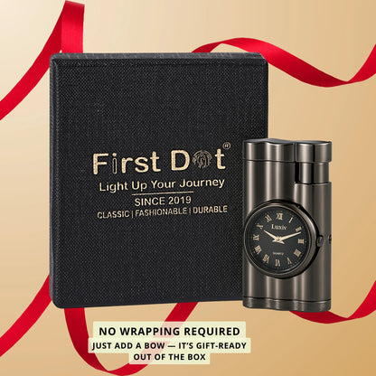 Vintoro Luxury Dual-Use Classic Watch Lighter for Men - Grey