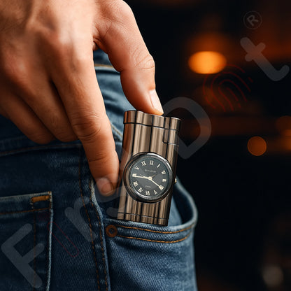 Vintoro Luxury Dual-Use Classic Watch Lighter for Men - Grey