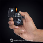 Artistic Moonlit Tiger Cigarette Lighter