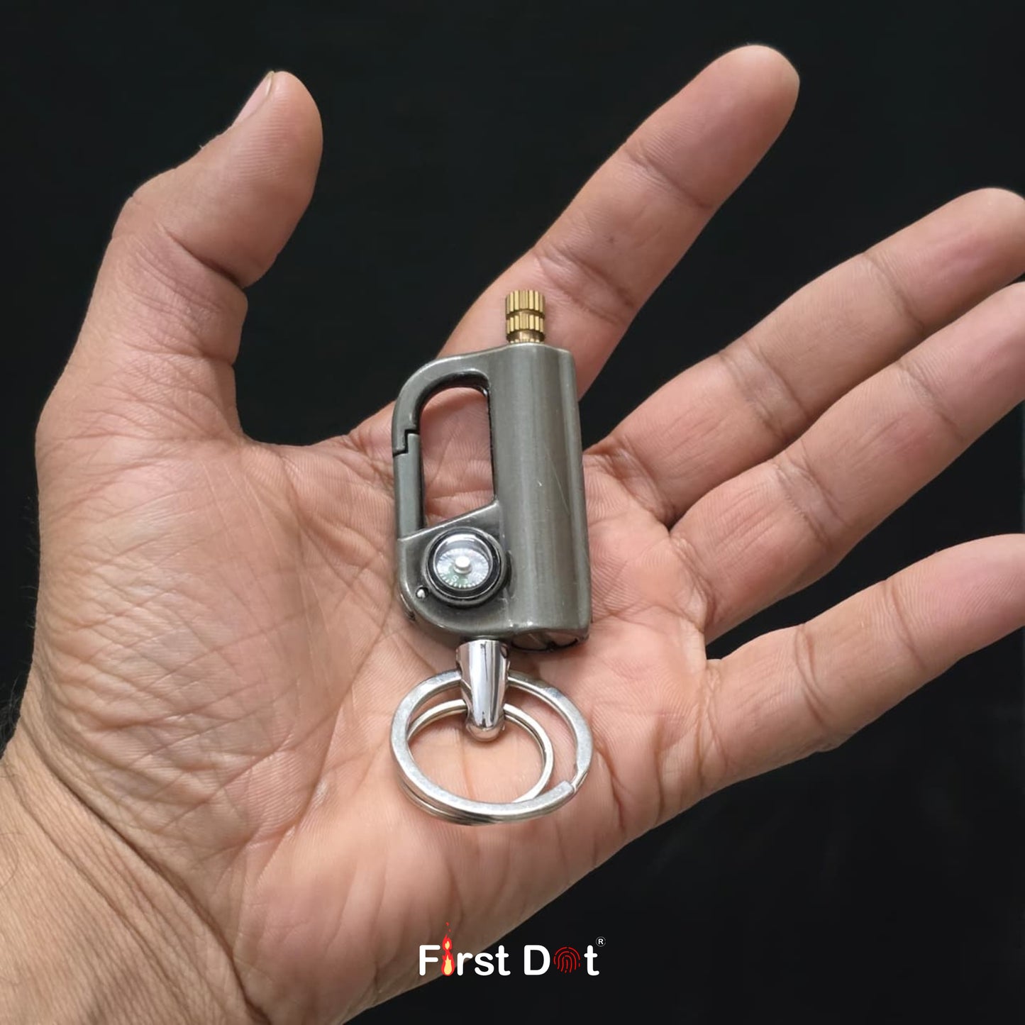 Permanent Match Fire Starter Keychain Lighter