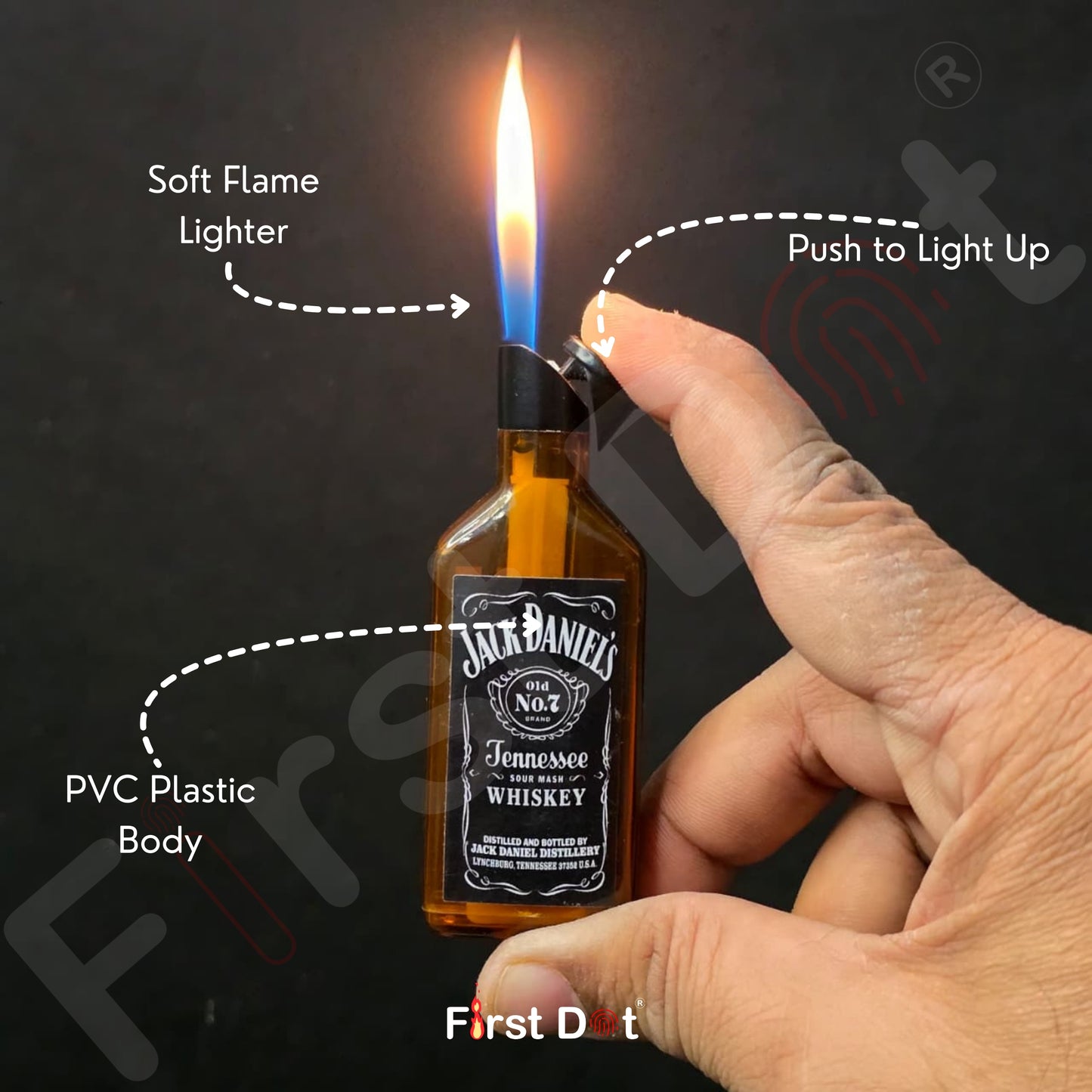 Windproof Jet Flame Gas Lighter Set of 2 | First Dot