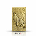 Wolf Engraved Dual Jet Flame Lighter
