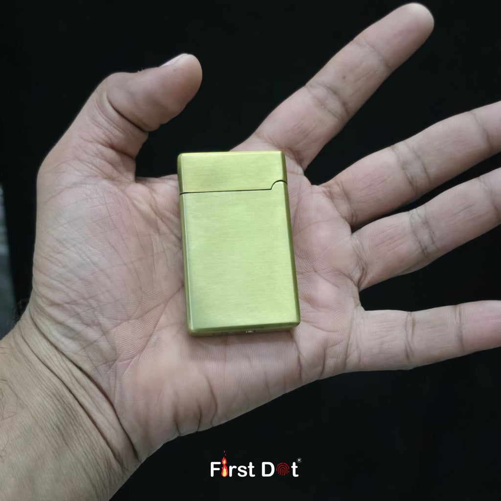 Wolf Engraved Dual Jet Flame Lighter