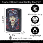 Biker Girl Edition Windproof Cigarette Lighter