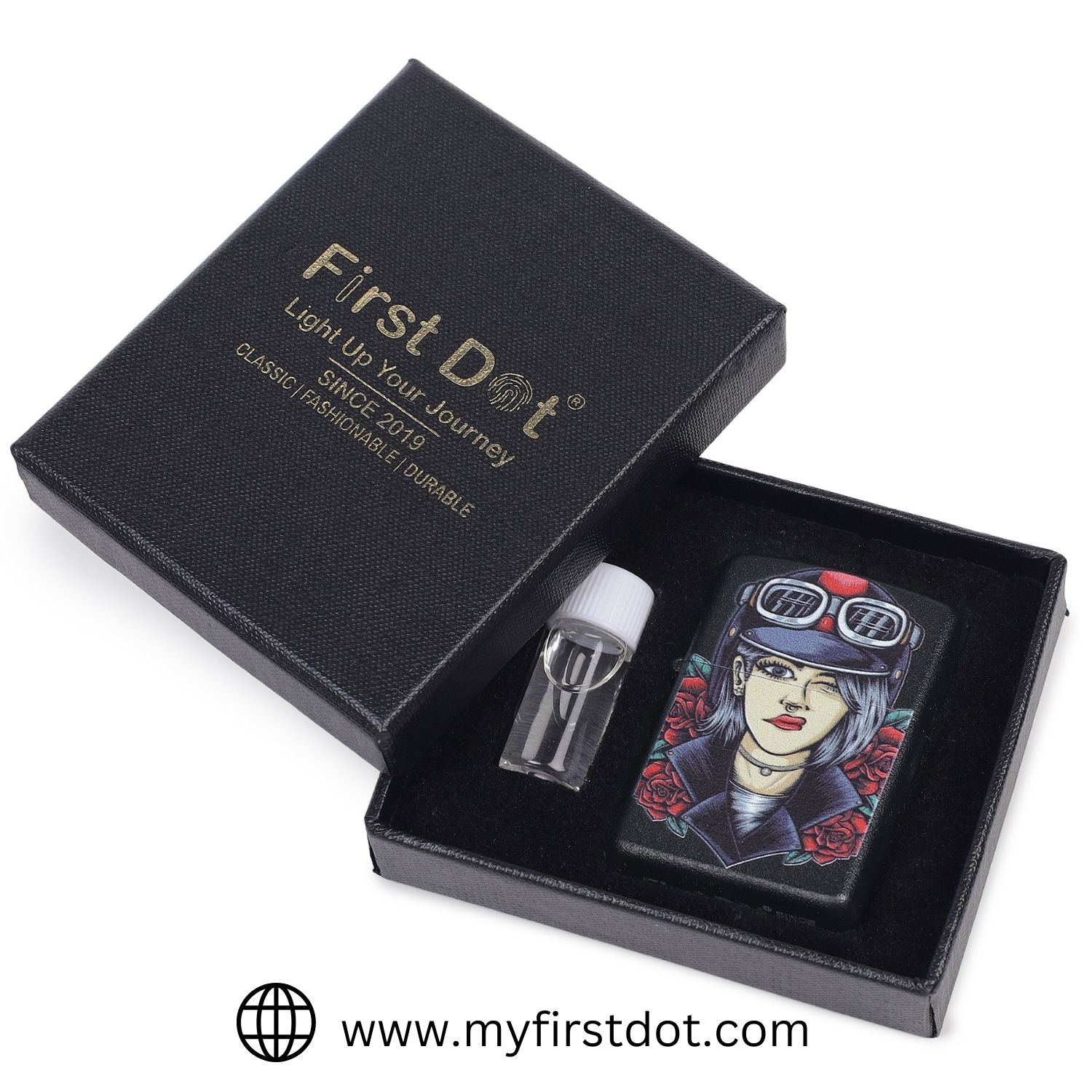 Biker Girl Edition Windproof Cigarette Lighter