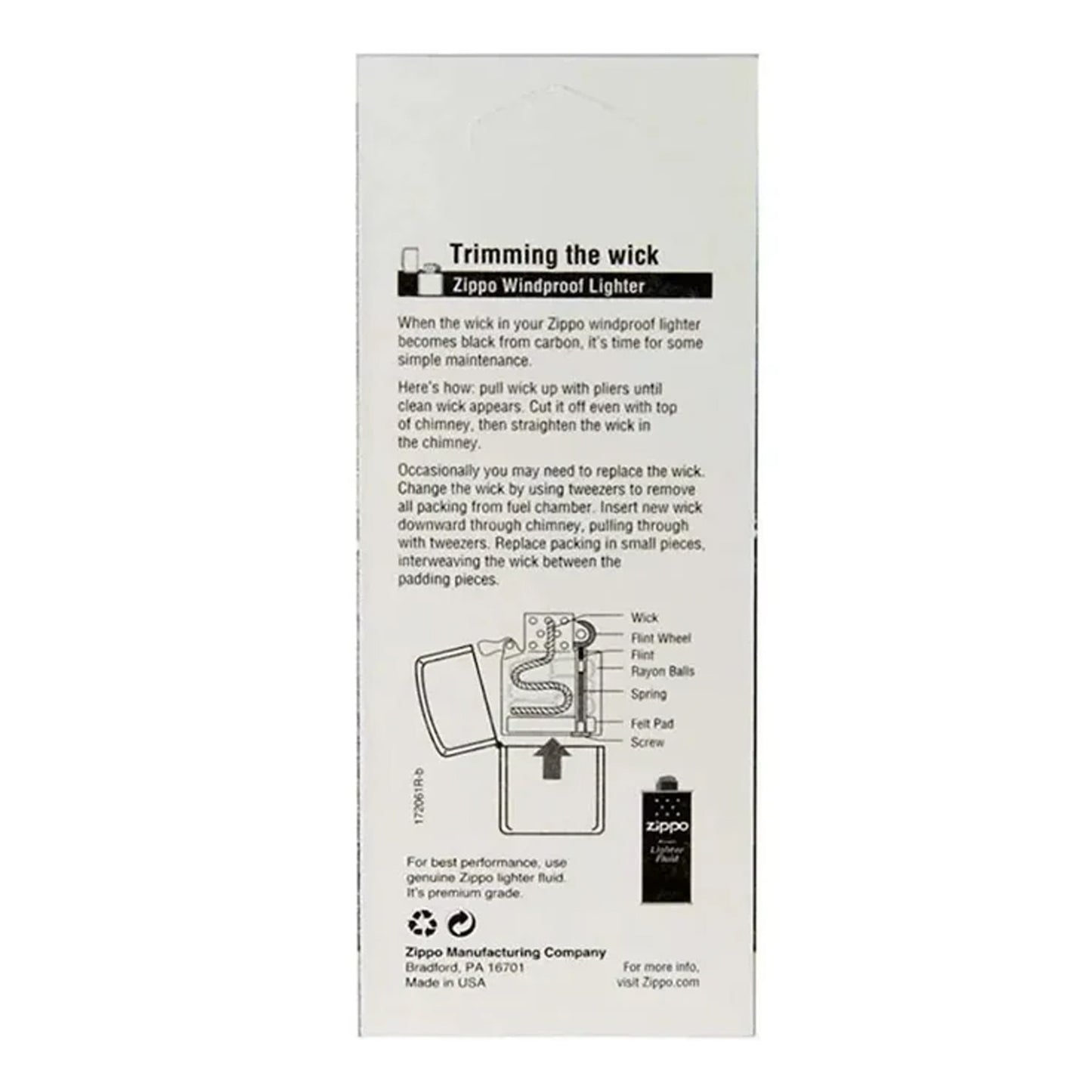ZIPPO Wick - 100mm (Prepaid only)