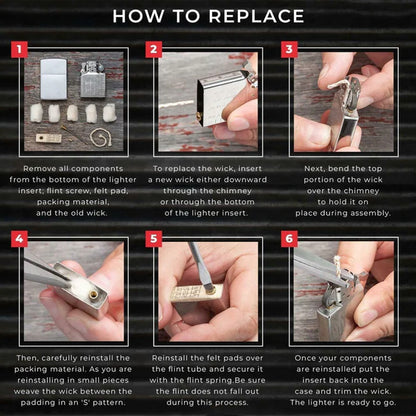 ZIPPO Wick - 100mm (Prepaid only)