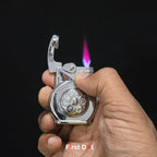 Zen-Spin Mantra Jet Flame Lighter | 360° Infinite Spinner