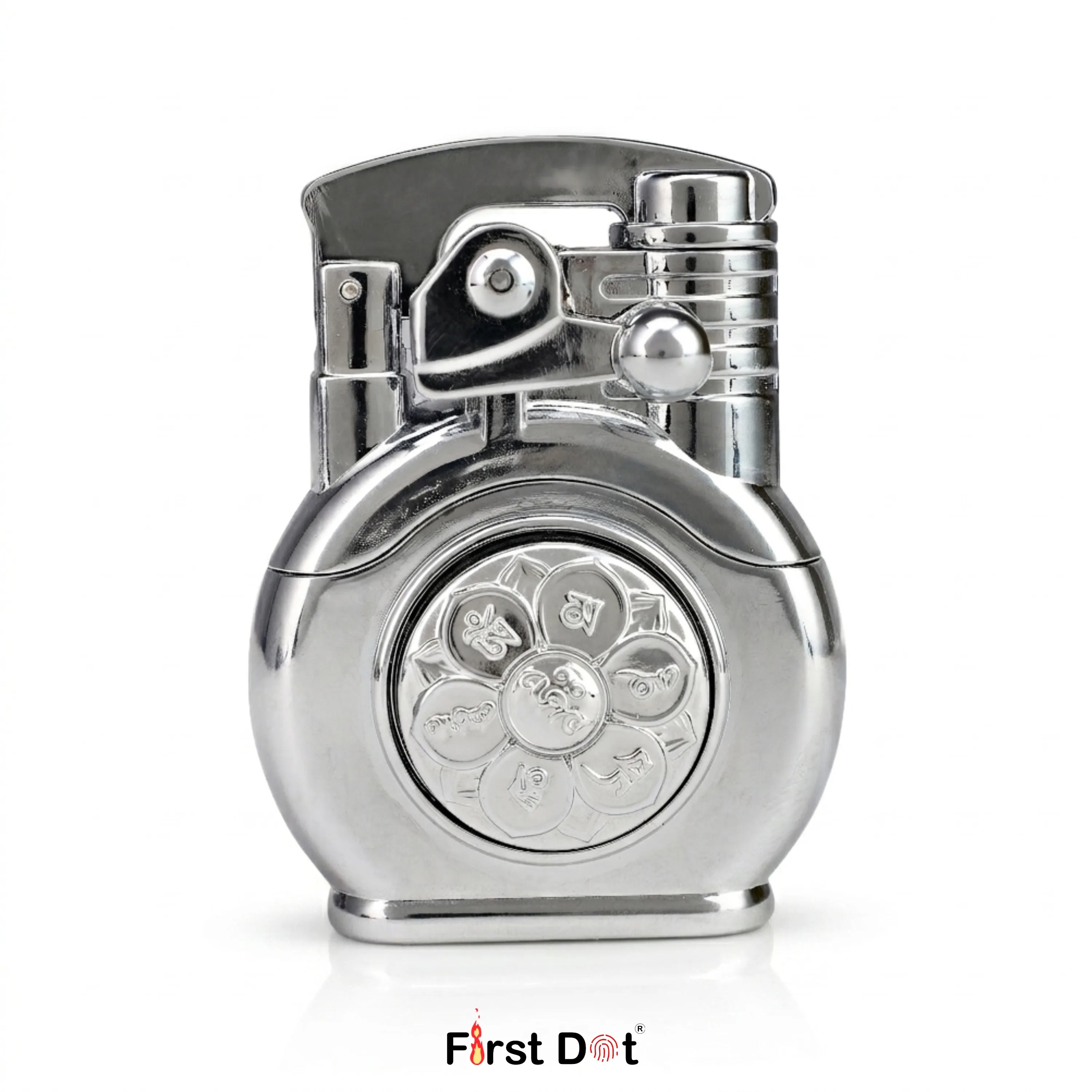 Zen-Spin Mantra Jet Flame Lighter | 360° Infinite Spinner