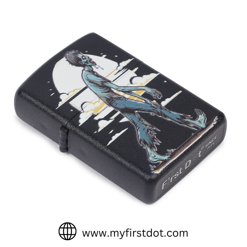 First Dot Zombie Walker Windproof Cigarette Lighter