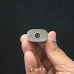 Oblik Brushed Compact Flip Top Lighter