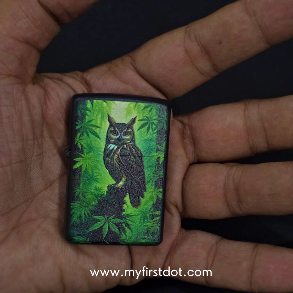 First Dot Classic Forest Guardian Cigarette Lighter