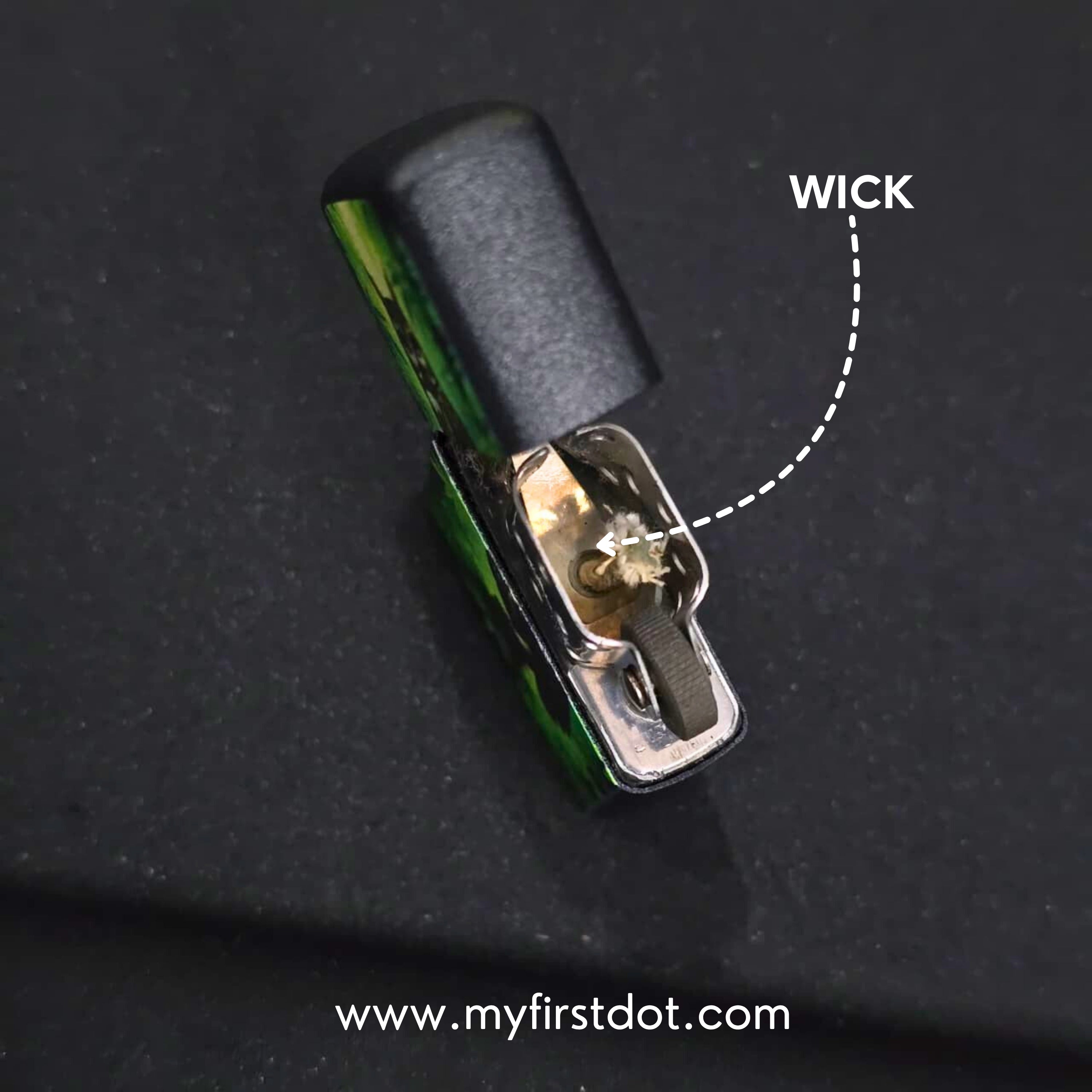 First Dot Classic Forest Guardian Cigarette Lighter