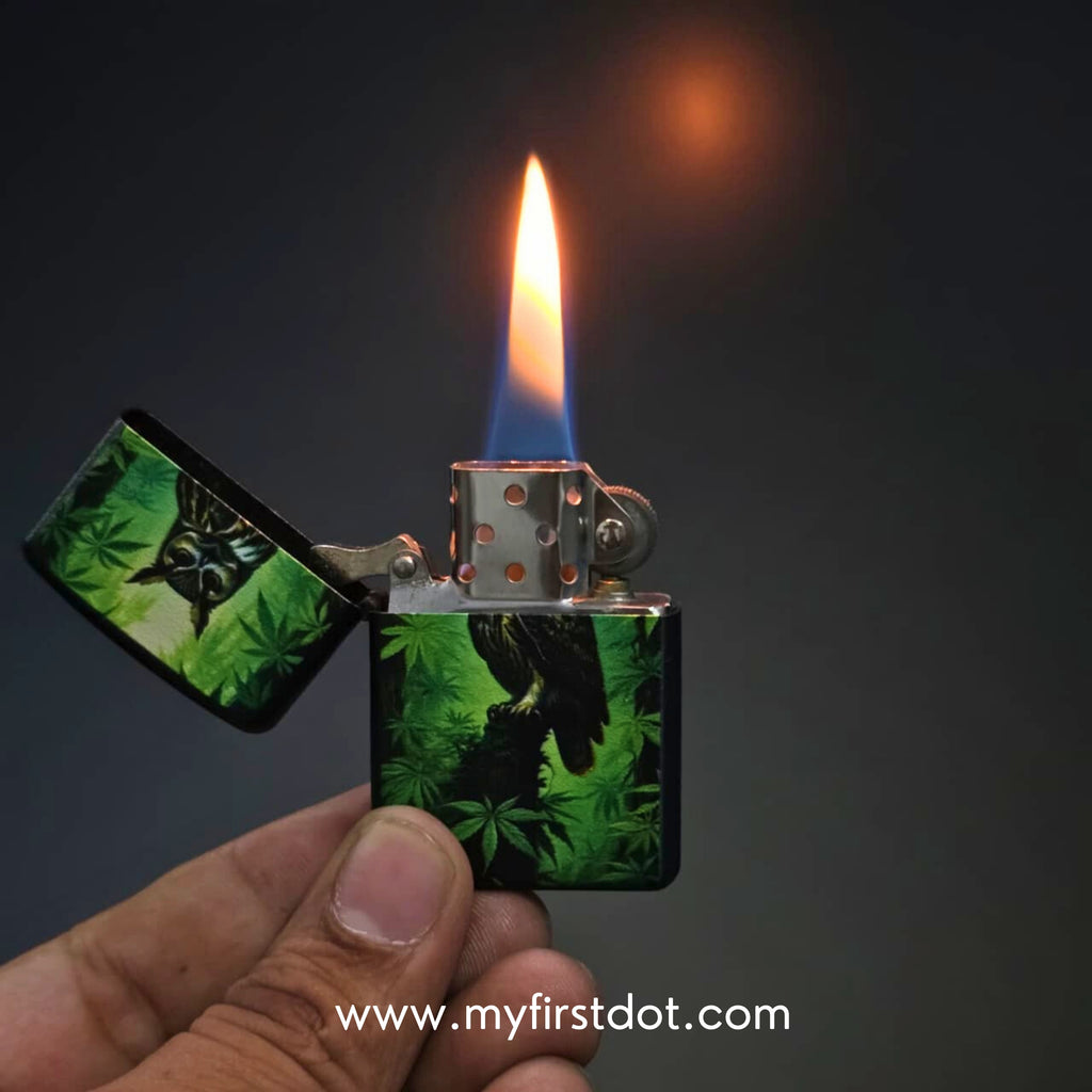 First Dot Classic Forest Guardian Cigarette Lighter