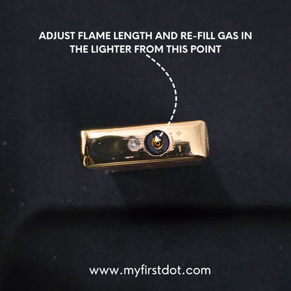 Premium Mandala Art Jet Flame Lighter | Refillable Windproof