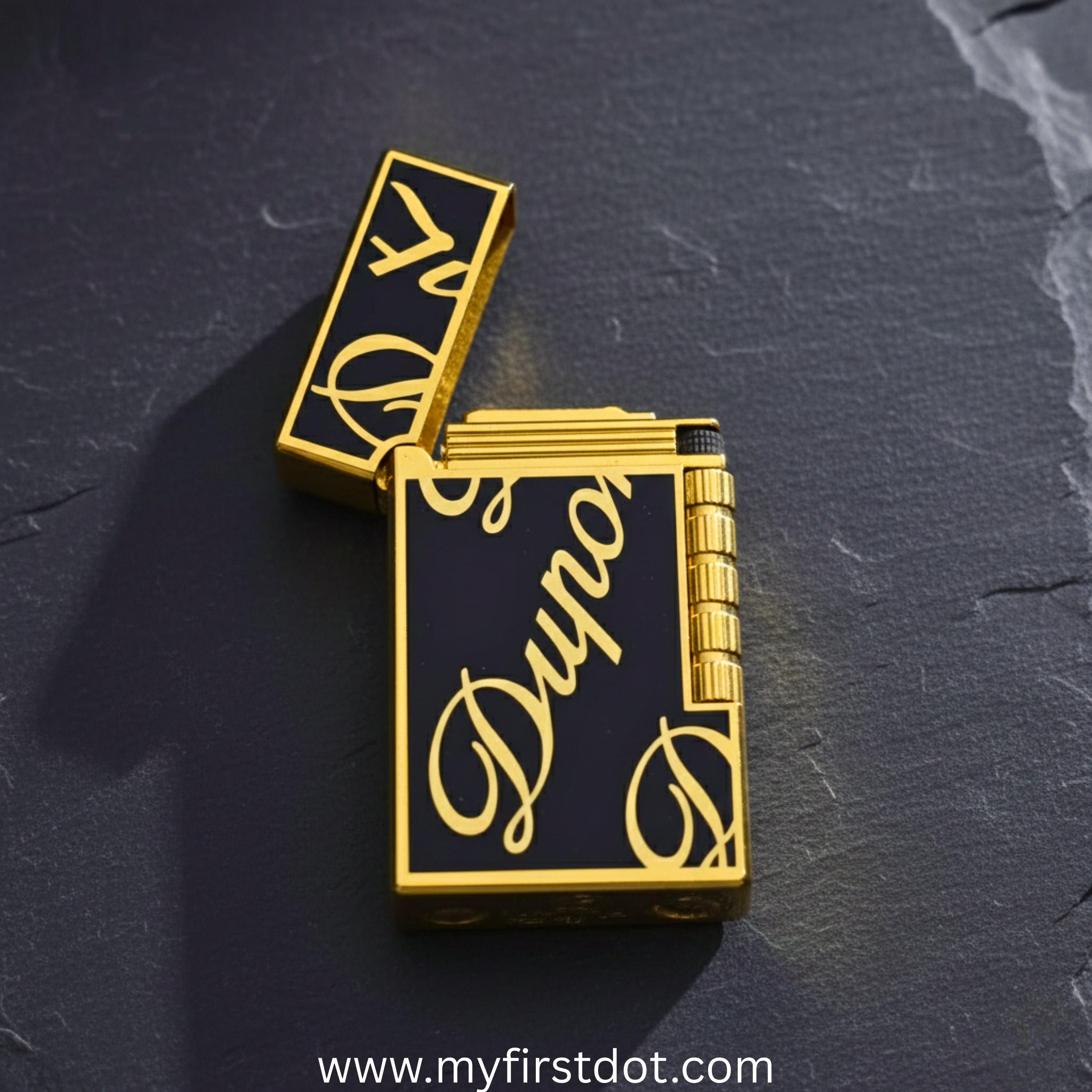 Premium Metal Body Side-Roller Flint Lighter (Butane Gas)