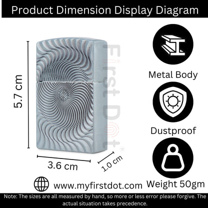 illusion Premium Refillable Cigarette Lighter – Perfect for Gifting | First Dot