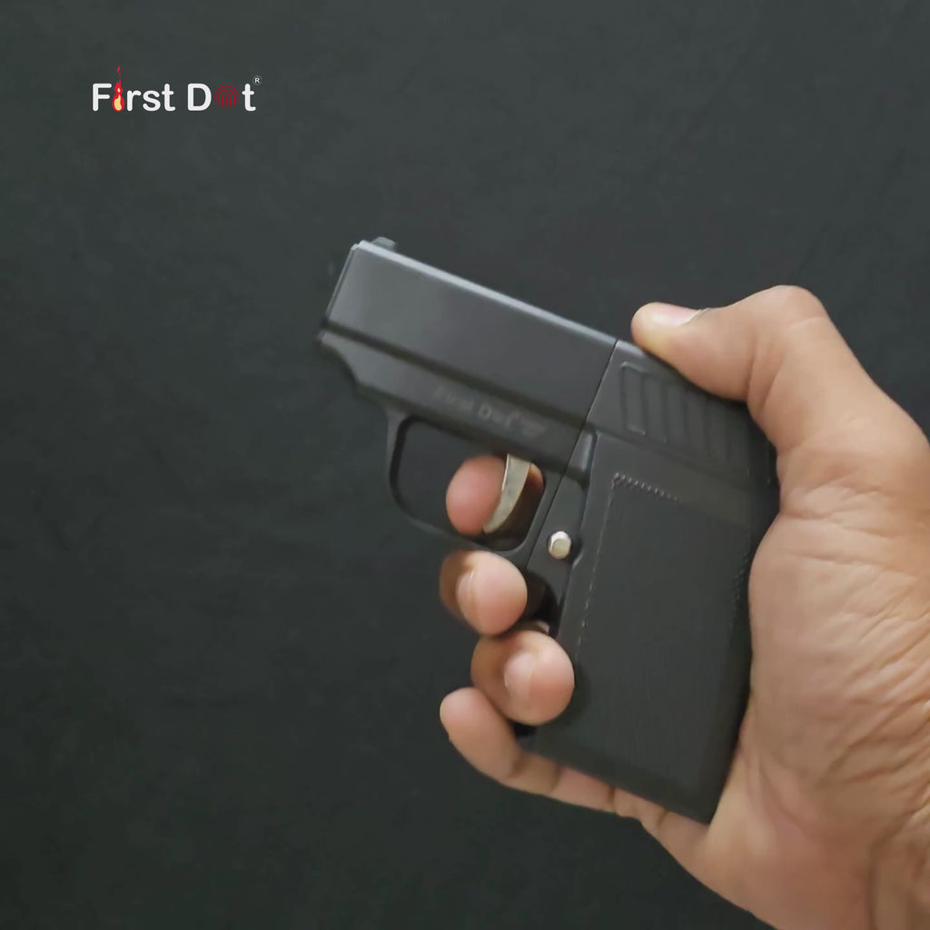 Tactical Drop-Case Gun Lighter – 10 Slot Cigarette Holder