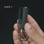 First Dot Carbon Grid Keychain Jet Flame Lighter