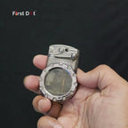 First Dot Chrono-Vault G1 | Dual-Jet Mechanical Gear Lighter