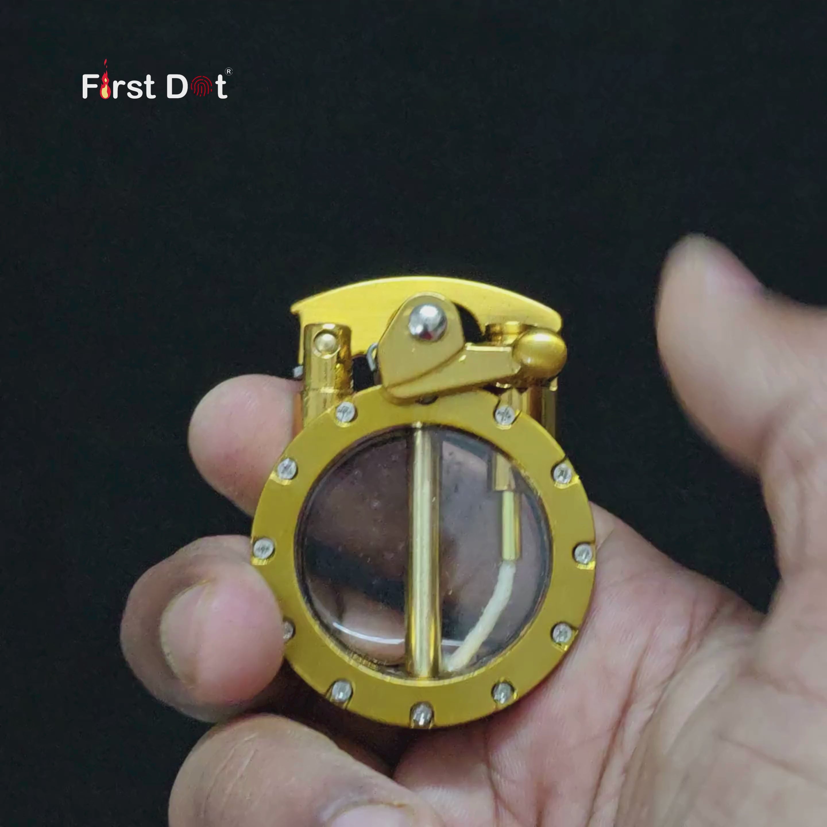 Orbit Mechanical Rocker Arm Flame Lighter