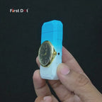 First Dot ChronoFlame Dual Flame Butane Lighter with Analog Watch